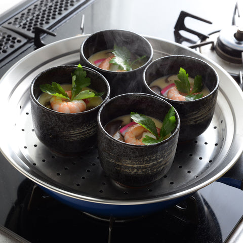 アーネスト のせるだけ簡単蒸し器 日本製 燕三条 18～20cm 24～26cm 食洗機対応 レシピ付 - フライパン専門店 鐵兎堂-TETTODO-