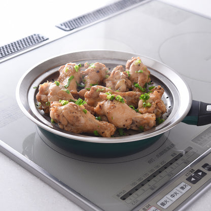 アーネスト のせるだけ簡単蒸し器 日本製 燕三条 18～20cm 24～26cm 食洗機対応 レシピ付 - フライパン専門店 鐵兎堂-TETTODO-