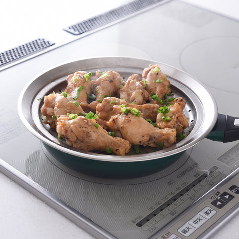 アーネスト のせるだけ簡単蒸し器 日本製 燕三条 18～20cm 24～26cm 食洗機対応 レシピ付 - フライパン専門店 鐵兎堂-TETTODO-
